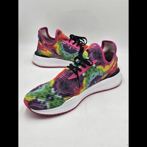 Puma Avid Evoknit Haze Tie-Dye Sneakers Men's Size 11.5 (Pink/Multicolored) - Picture 2 of 8